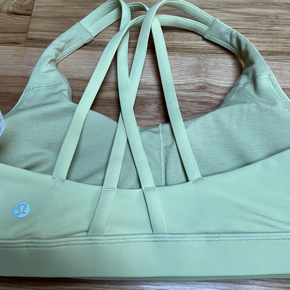 NWT lululemon Dew Green size 6 Energy Bra - Picture 6 of 8